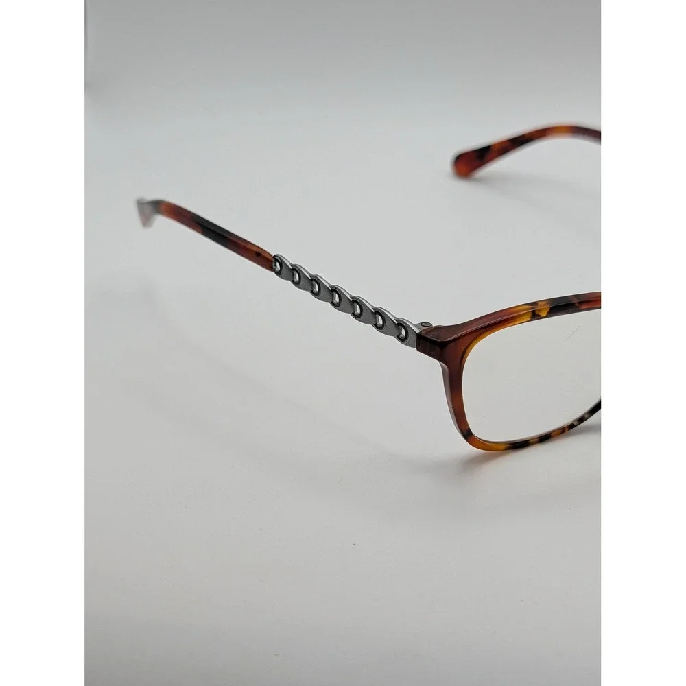 Coach HC 6121 Shea Dark Tortoise Grey Multi Cat Eye Eyeglasses Frames 53-17-140